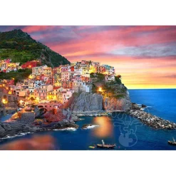 Eurographics Manarola at Dusk - Italy Puzzle 1000pcs