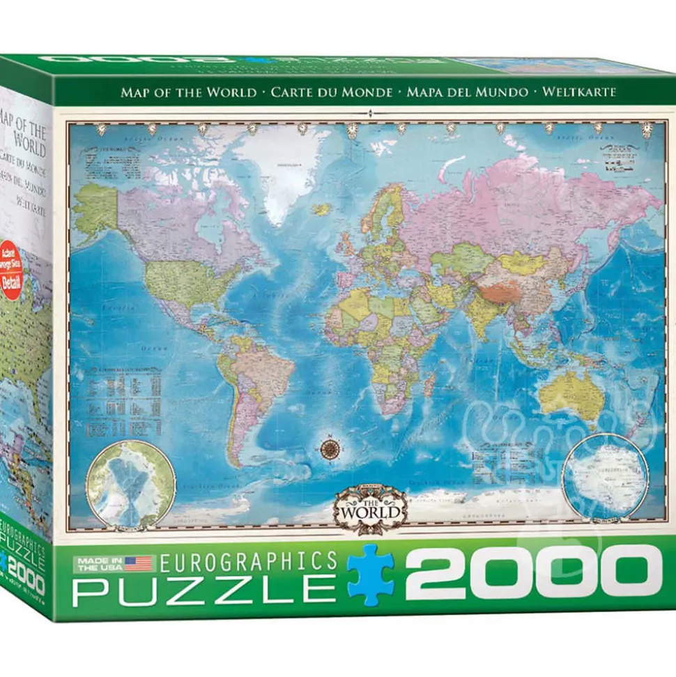 Eurographics Map of the World Puzzle 2000pcs