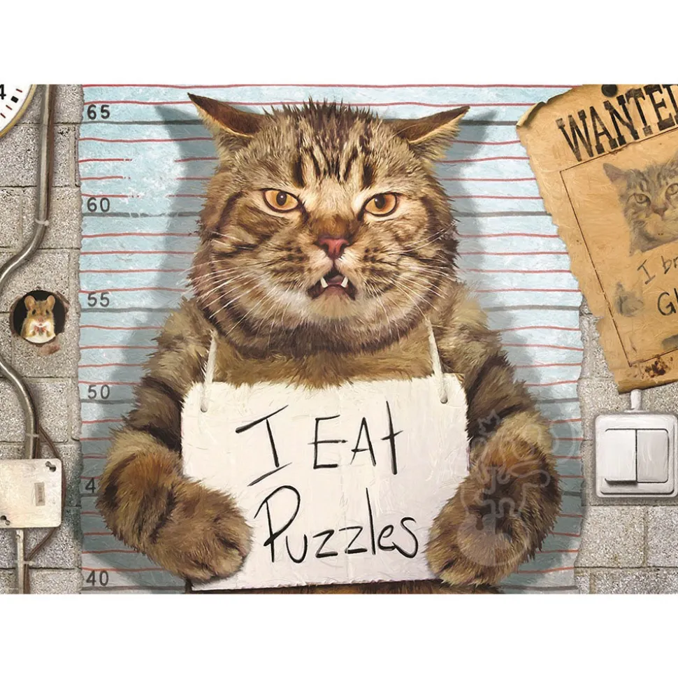 Eurographics Normand: Feline Felon Puzzle 1000pcs