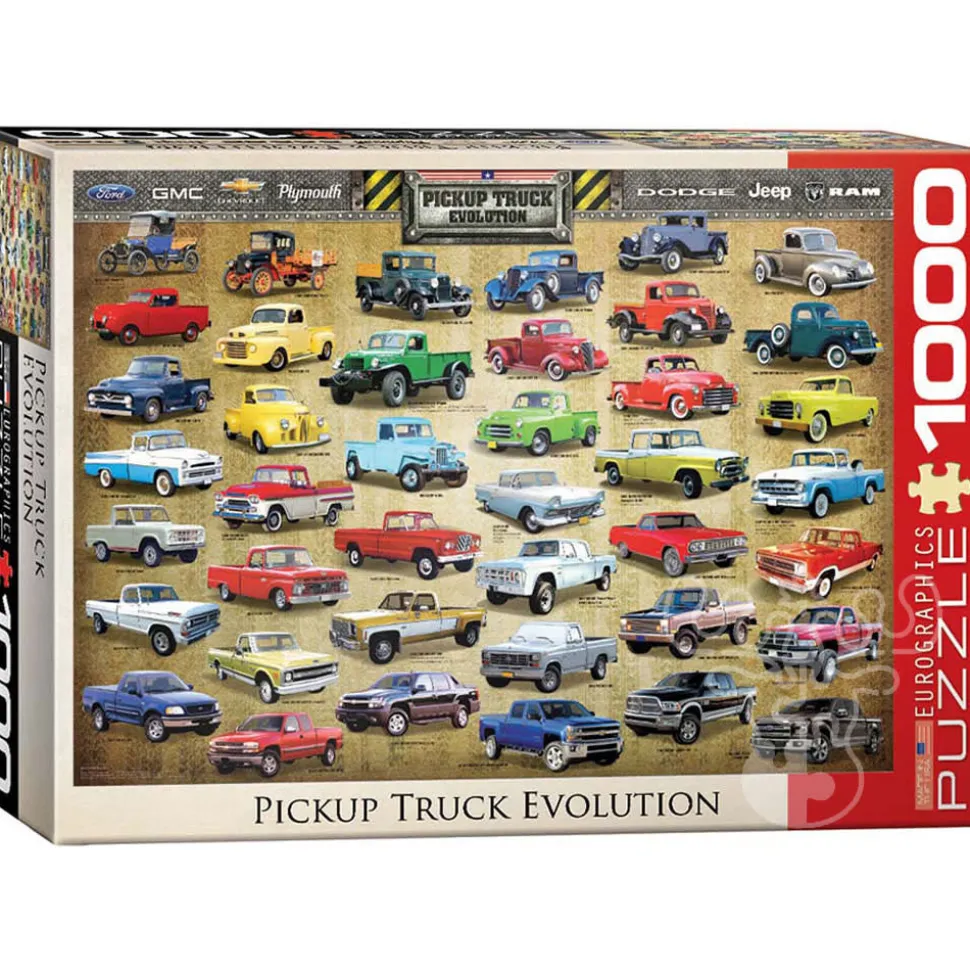 Eurographics Pickup Truck Evolution Puzzle 1000pcs