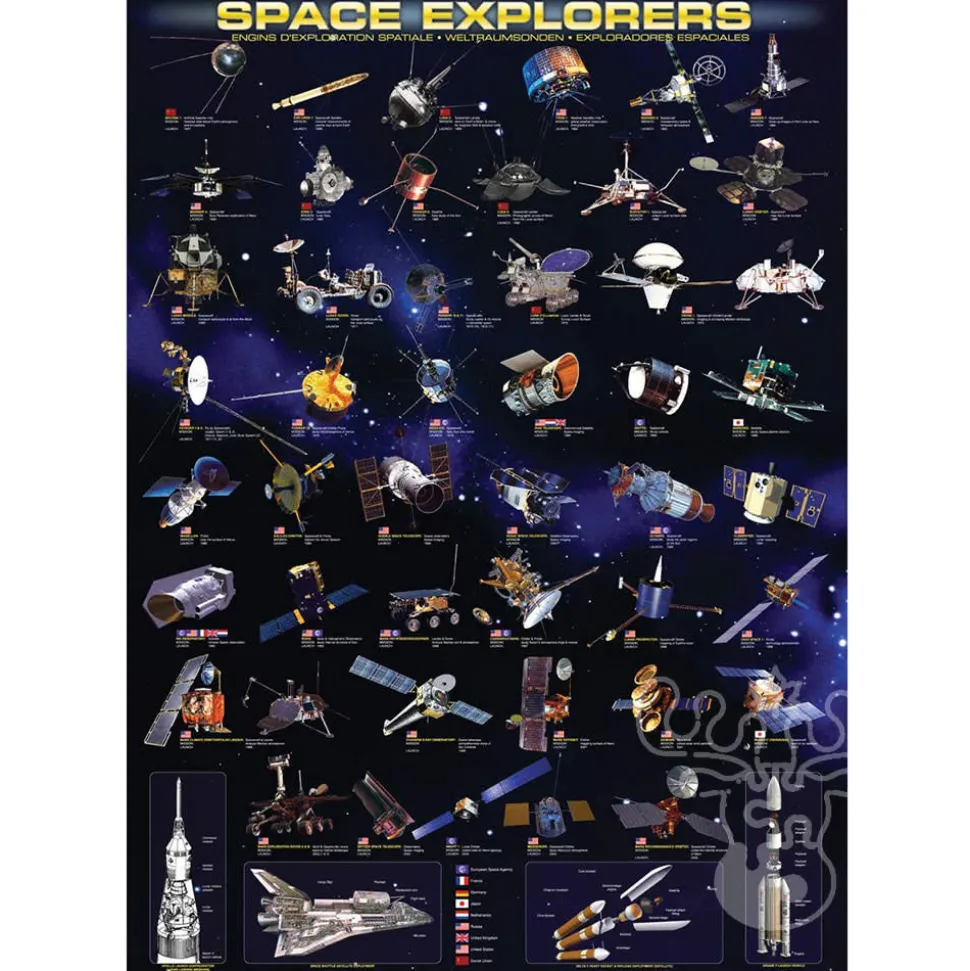 Eurographics Space Explorers Puzzle 1000pcs