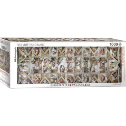 Eurographics The Sistine Chapel Ceiling Panoramic Puzzle 1000pcs