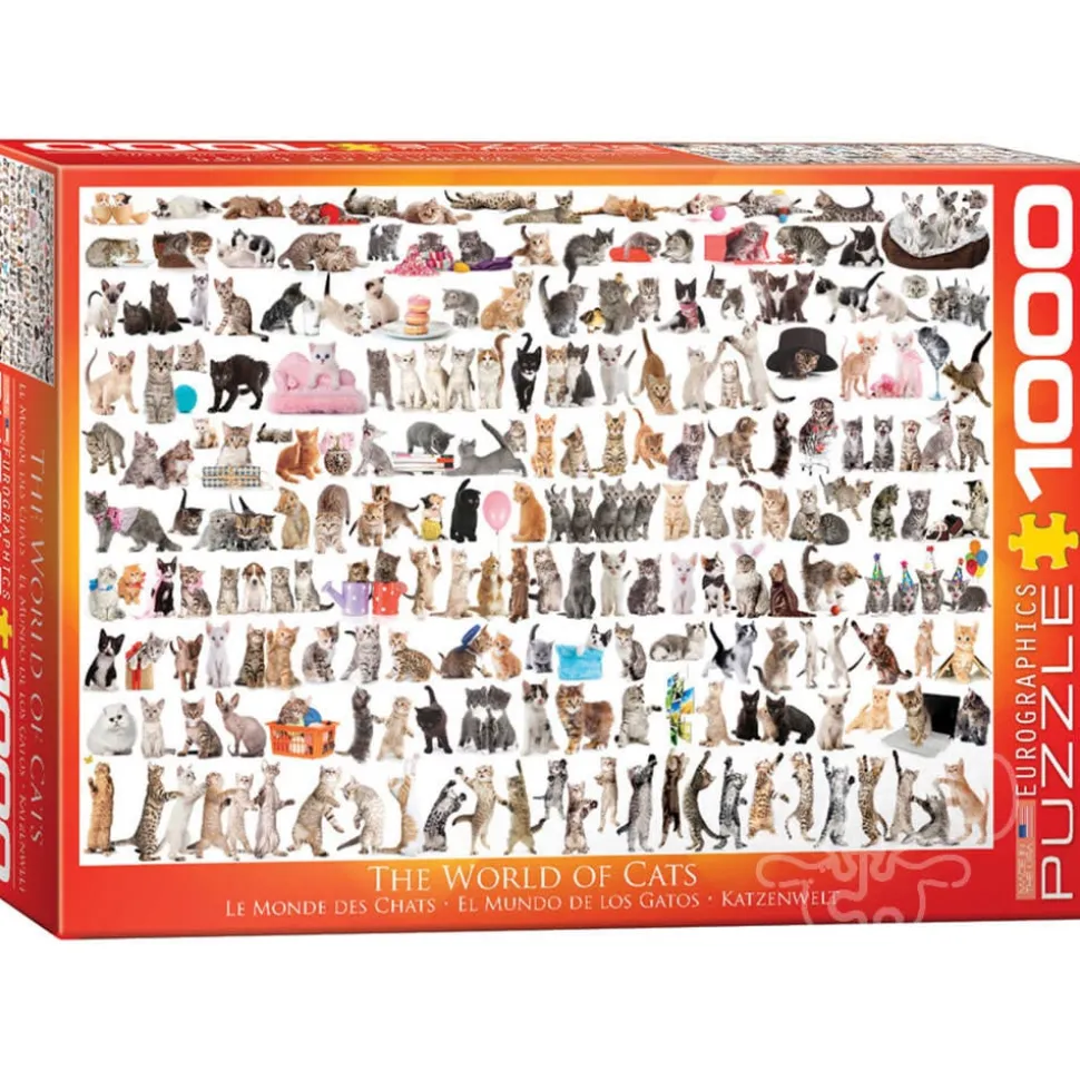 Eurographics The World of Cats Puzzle 1000pcs