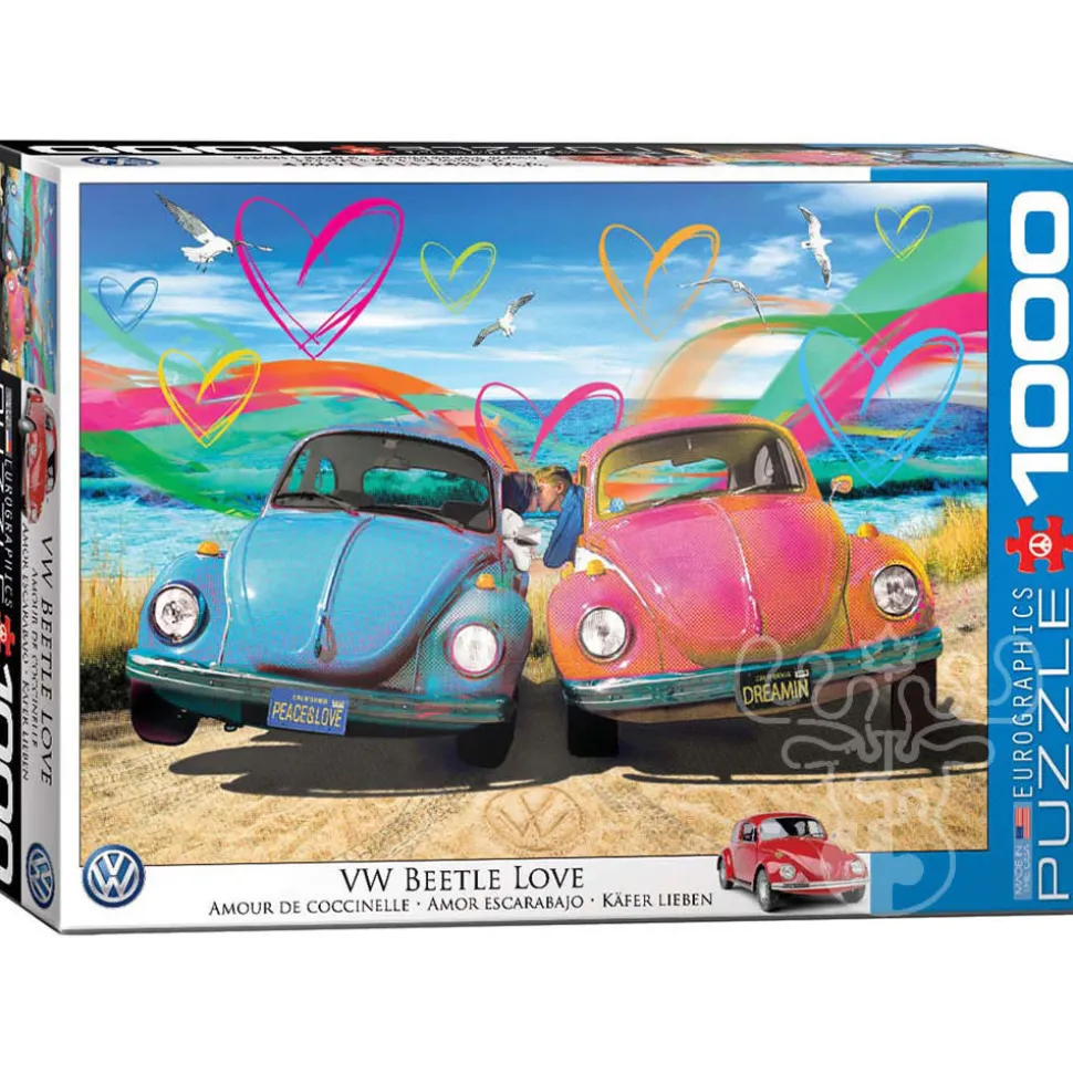 Eurographics VW Beetle Love Puzzle 1000pcs