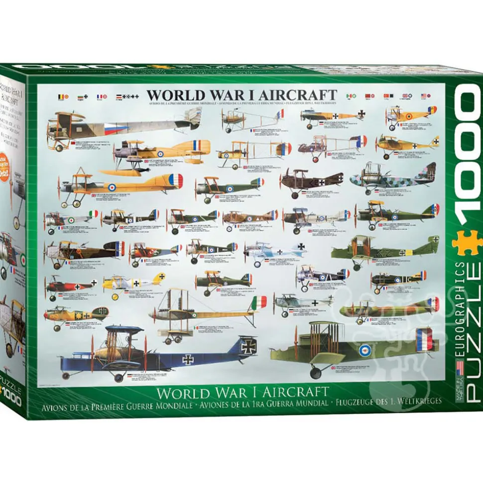 Eurographics World War I Aircraft Puzzle 1000pcs