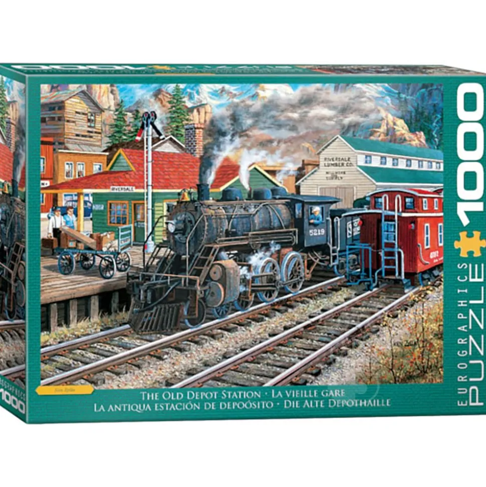 Eurographics Zylla: The Old Depot Station Puzzle 1000pcs