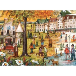 FINAL SALE Pierre Belvedere Manoir Richelieu Puzzle 1000pcs