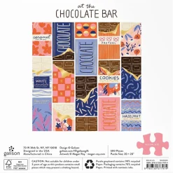 Galison At the Chocolate Bar Foil Puzzle 500pcs