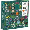 Galison Butterfly Botanica Puzzle with Shaped Pieces 500pcs