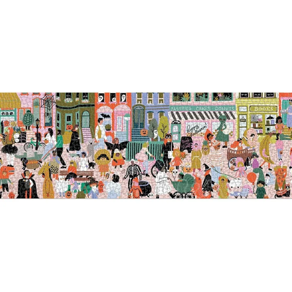 Galison Fall Parade Panoramic Puzzle 1000pcs