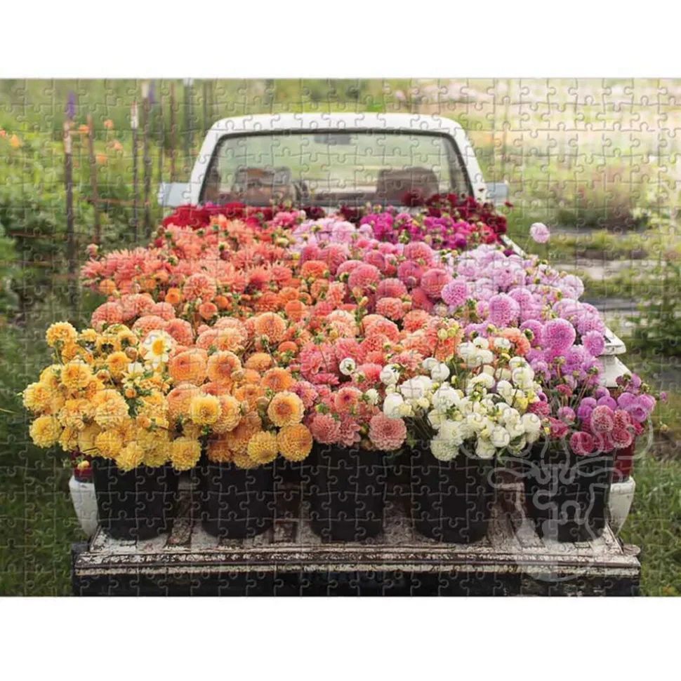 Galison Floret Farm’s Cut Flower Garden Double Sided Puzzle 500pcs