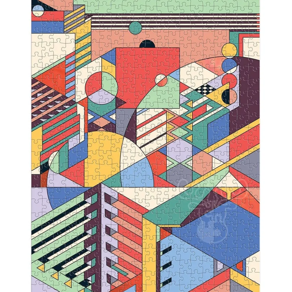 Galison Frank Lloyd Wright Imperial Hotel Puzzle 500pcs in a Book Box