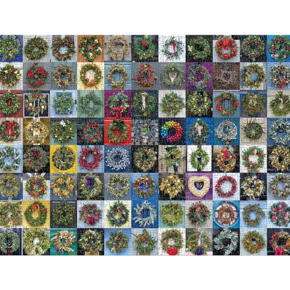 Galison Handmade Wreaths Puzzle 1000pcs