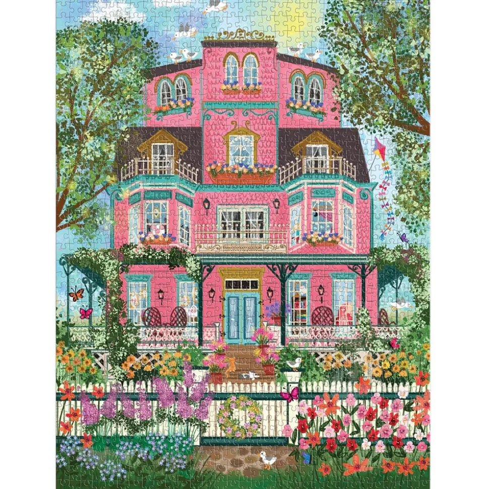 Galison Joy Laforme Capeside Victorian Foil Puzzle 1000pcs