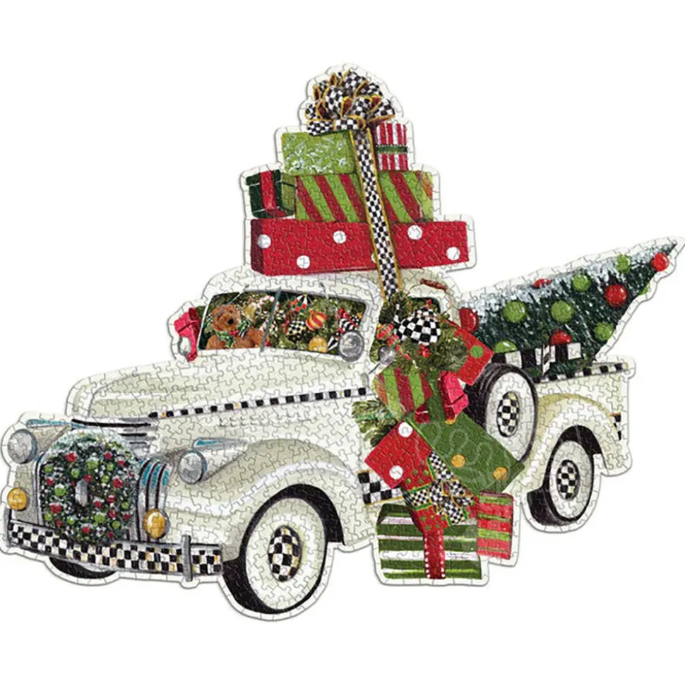 Galison MacKenzie-Childs Special Delivery Shaped Puzzle 750pcs