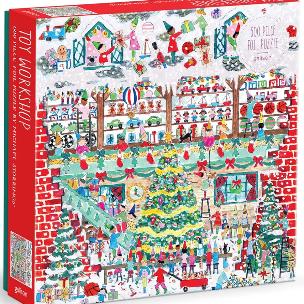 Galison Michael Storrings Toy Workshop Puzzle 500pcs