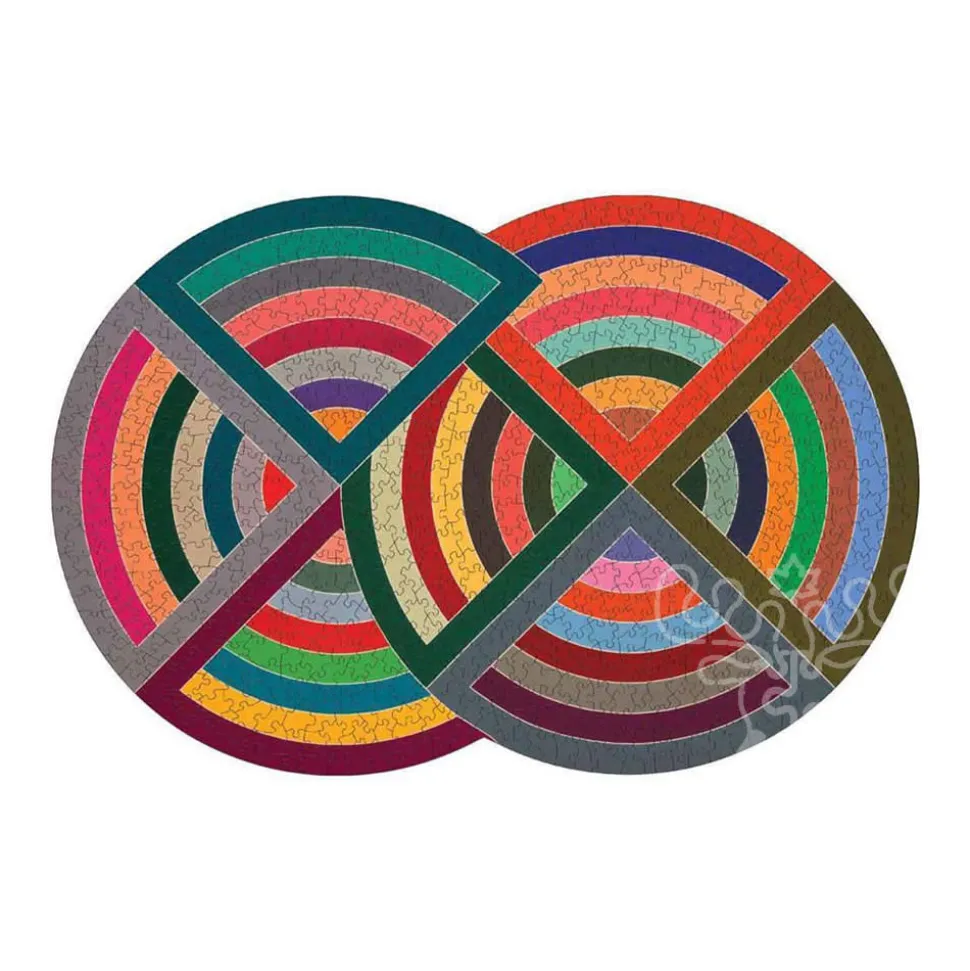 Galison MoMA Frank Stella Shaped Puzzle 750pcs