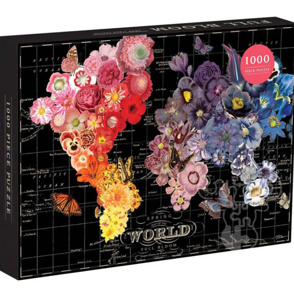 Galison Wendy Gold Full Bloom Puzzle 1000pcs