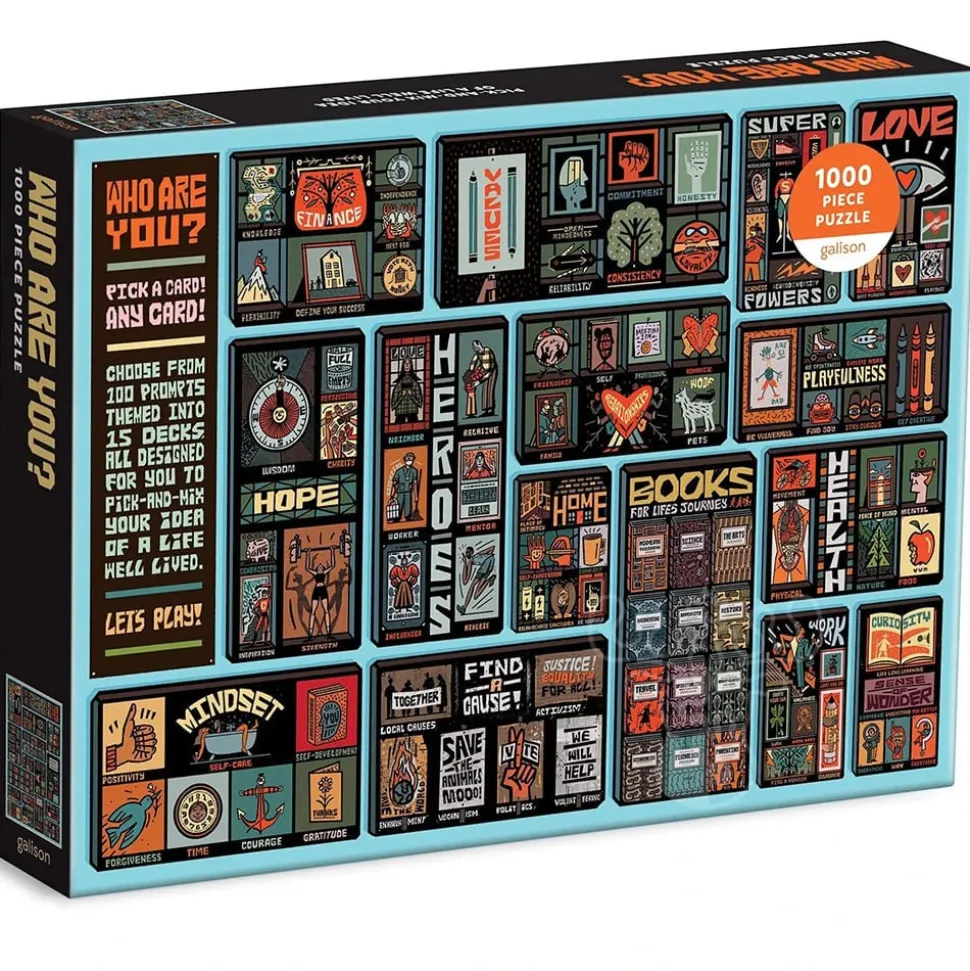 Galison Who Are You? Puzzle 1000pcs