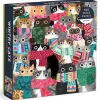 Galison Wintry Cats Puzzle 500pcs