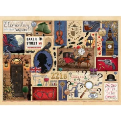 Gibsons Book Club: Sherlock Holmes Puzzle 1000pcs RETIRED