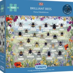 Gibsons Brilliant Bees Puzzle 1000pcs