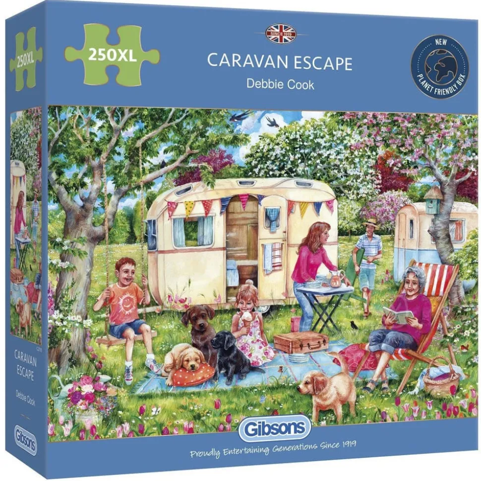 Gibsons Caravan Escape Puzzle 250pcs XL RETIRED