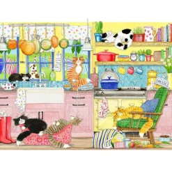 Gibsons Catastrophe Cottage Puzzle 4 x 500pcs