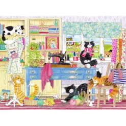 Gibsons Catastrophe Cottage Puzzle 4 x 500pcs