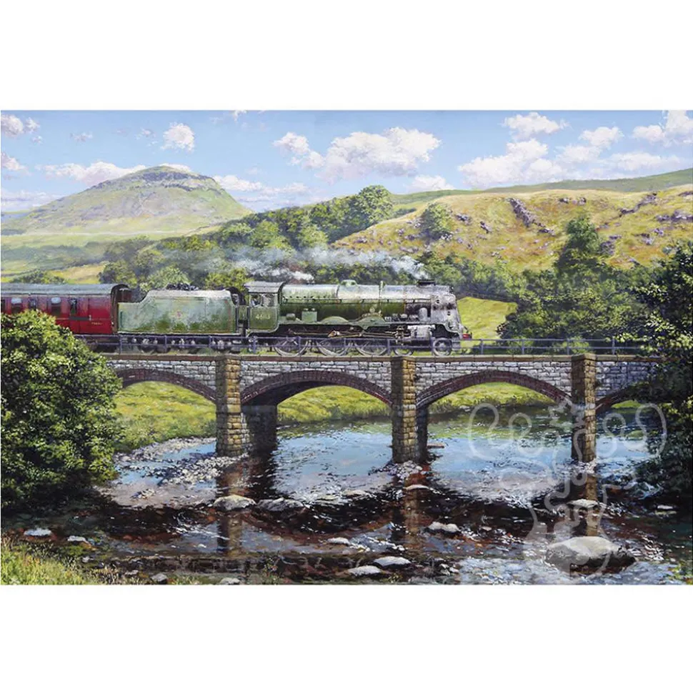 Gibsons Crossing the Ribble Puzzle 500pcs RETIRED