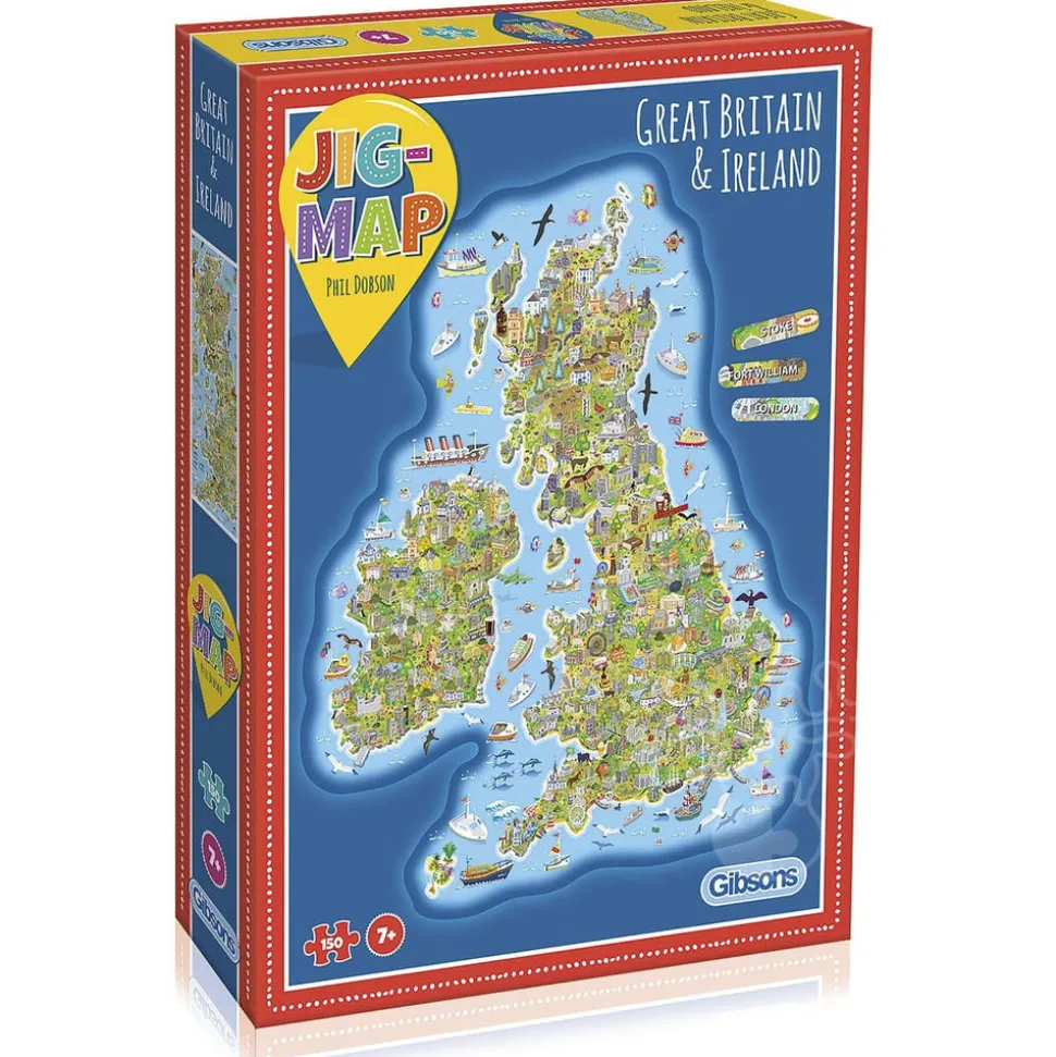 Gibsons Great Britain & Ireland Puzzle 250pcs