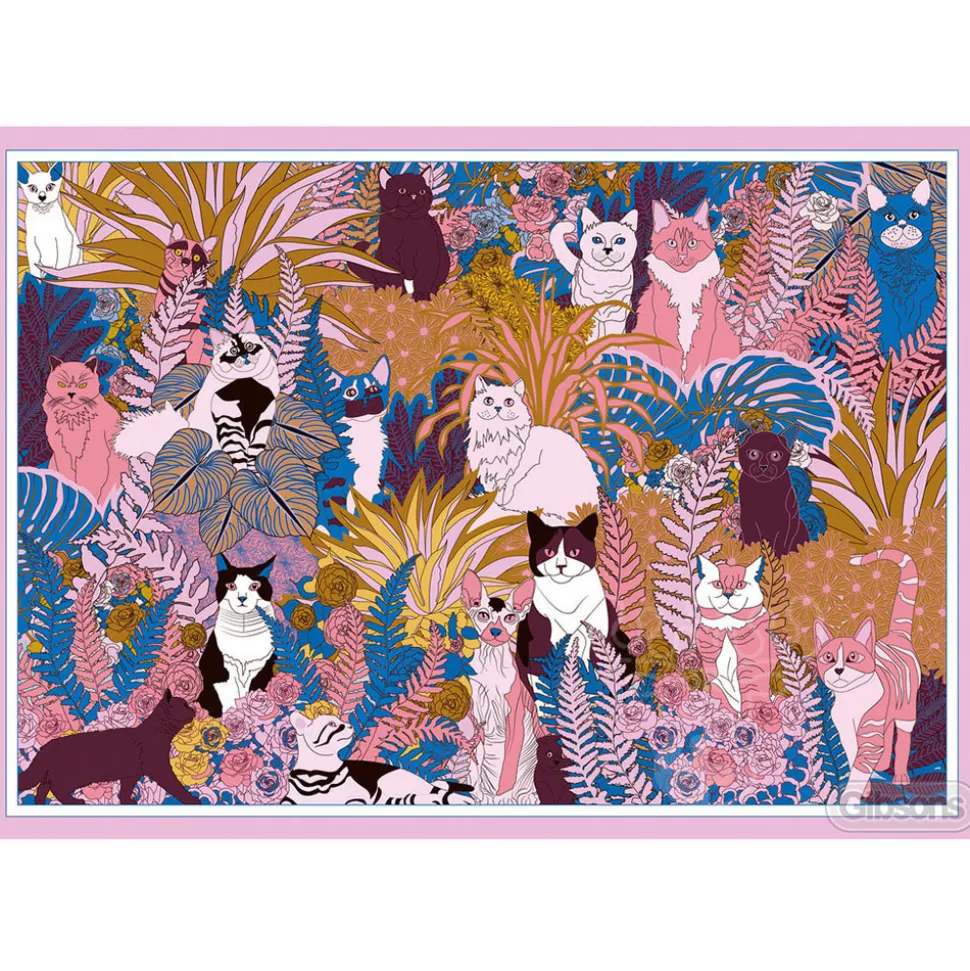 Gibsons Purrfect Plants Puzzle 1000pcs