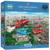 Gibsons Reds Over London Puzzle 1000pcs