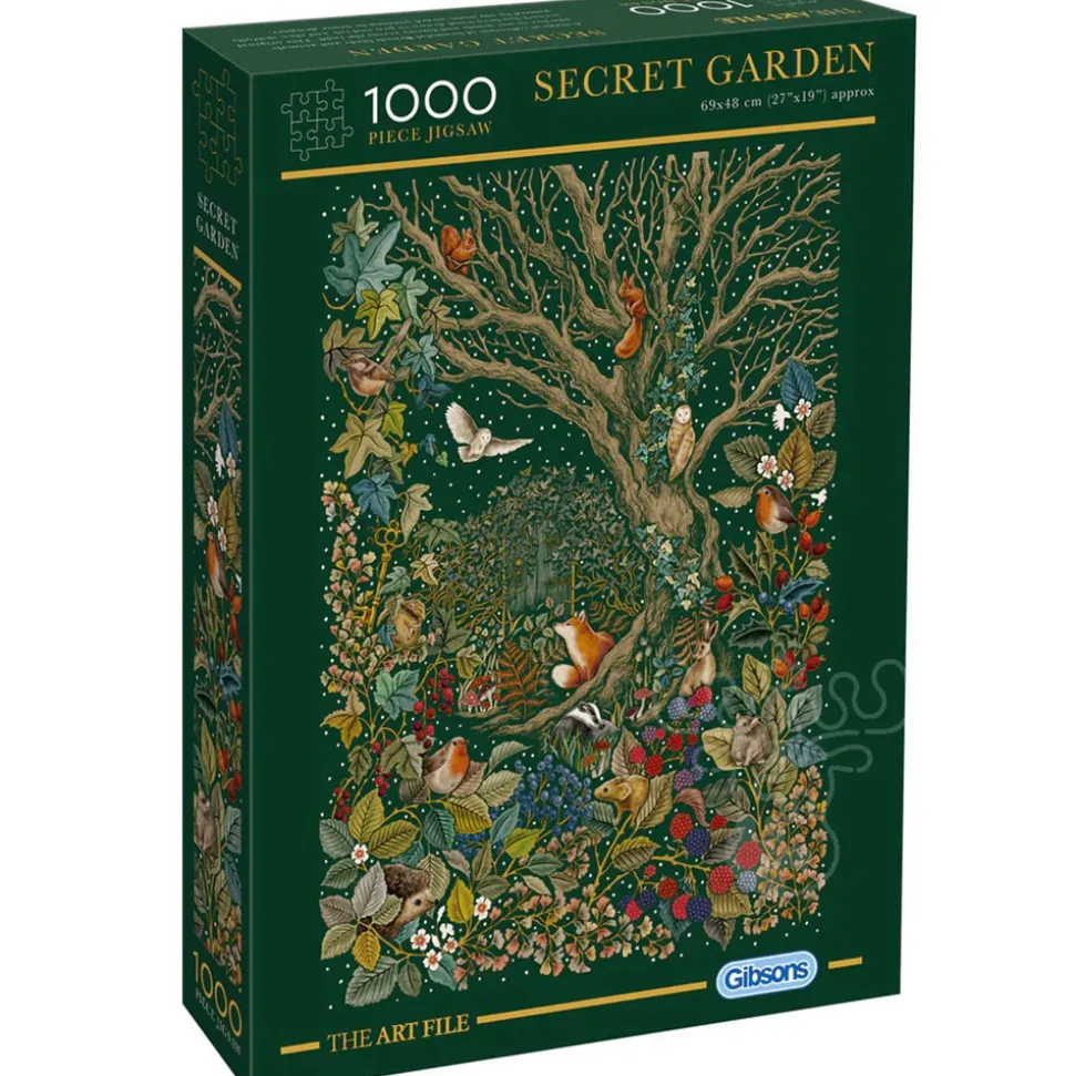 Gibsons The Art File: Secret Garden Puzzle 1000pcs