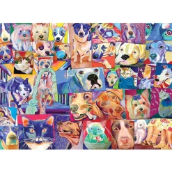 Gibsons The World of Cats & Dogs Puzzle 1000pcs RETIRED