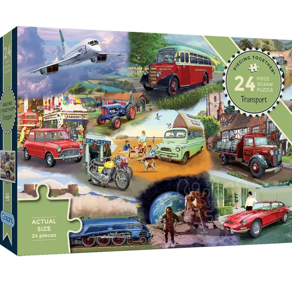 Gibsons Transport Puzzle 24pcs XXL