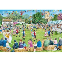 Gibsons Village Celebrations Puzzle 4 x 500pcs