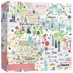 Gibsons Wanderlust Puzzle 1000pcs RETIRED