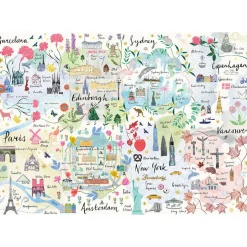 Gibsons Wanderlust Puzzle 1000pcs RETIRED