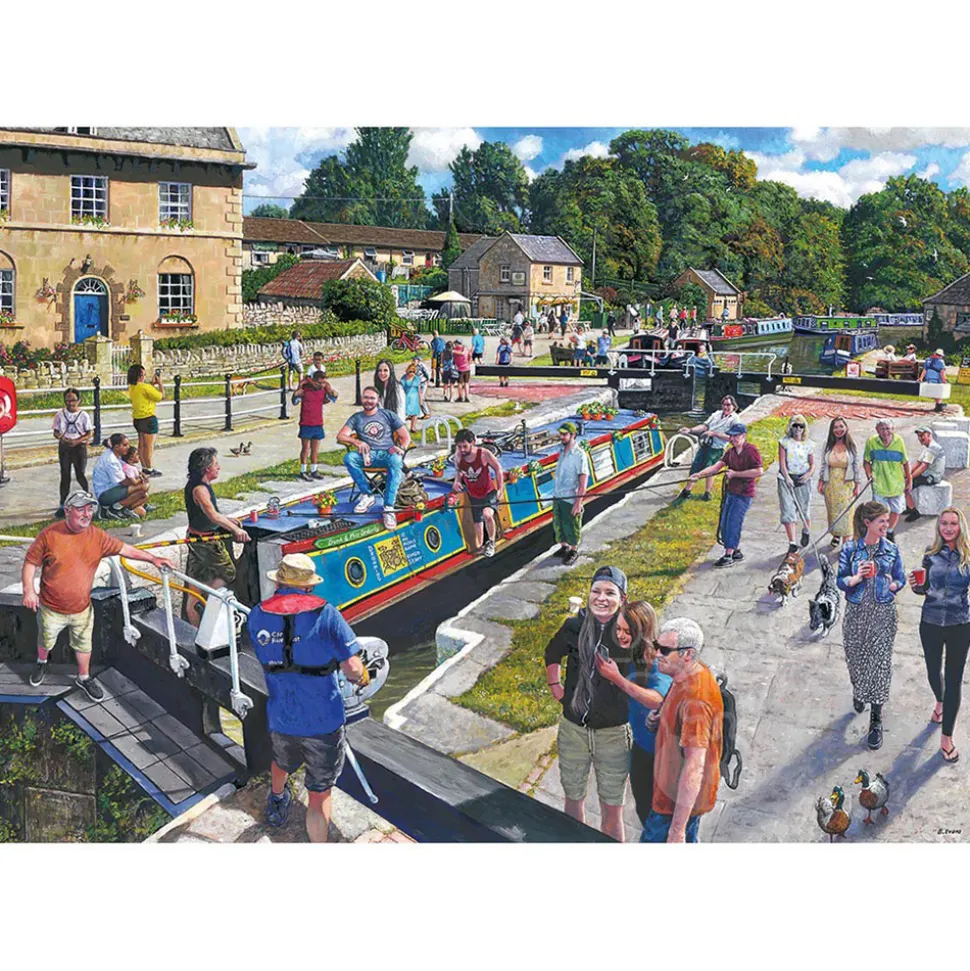 Gibsons Wiltshire Waterways Puzzle 1000pcs