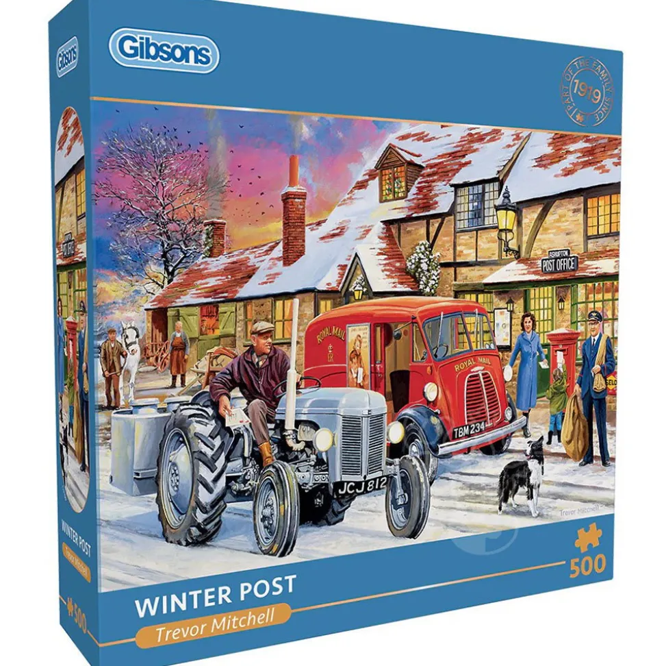 Gibsons Winter Post Puzzle 500pcs