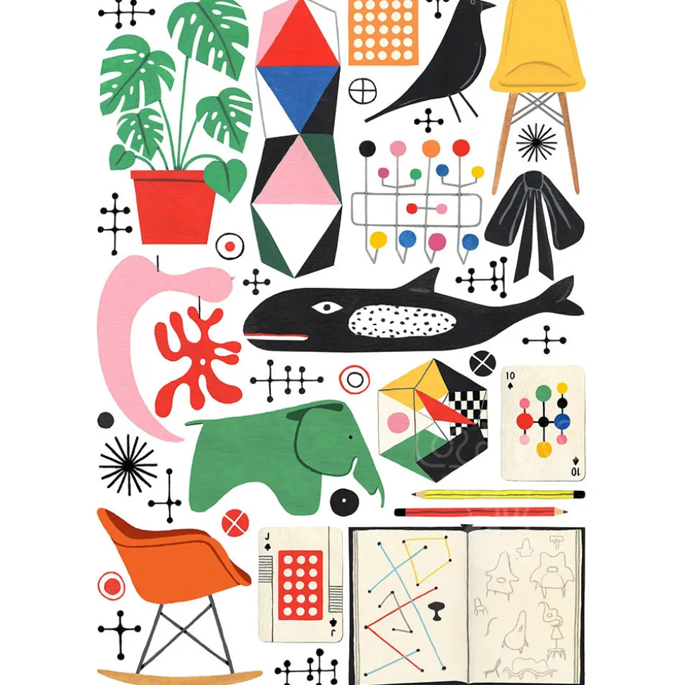 Happily Classic Eames Puzzle 1000pcs