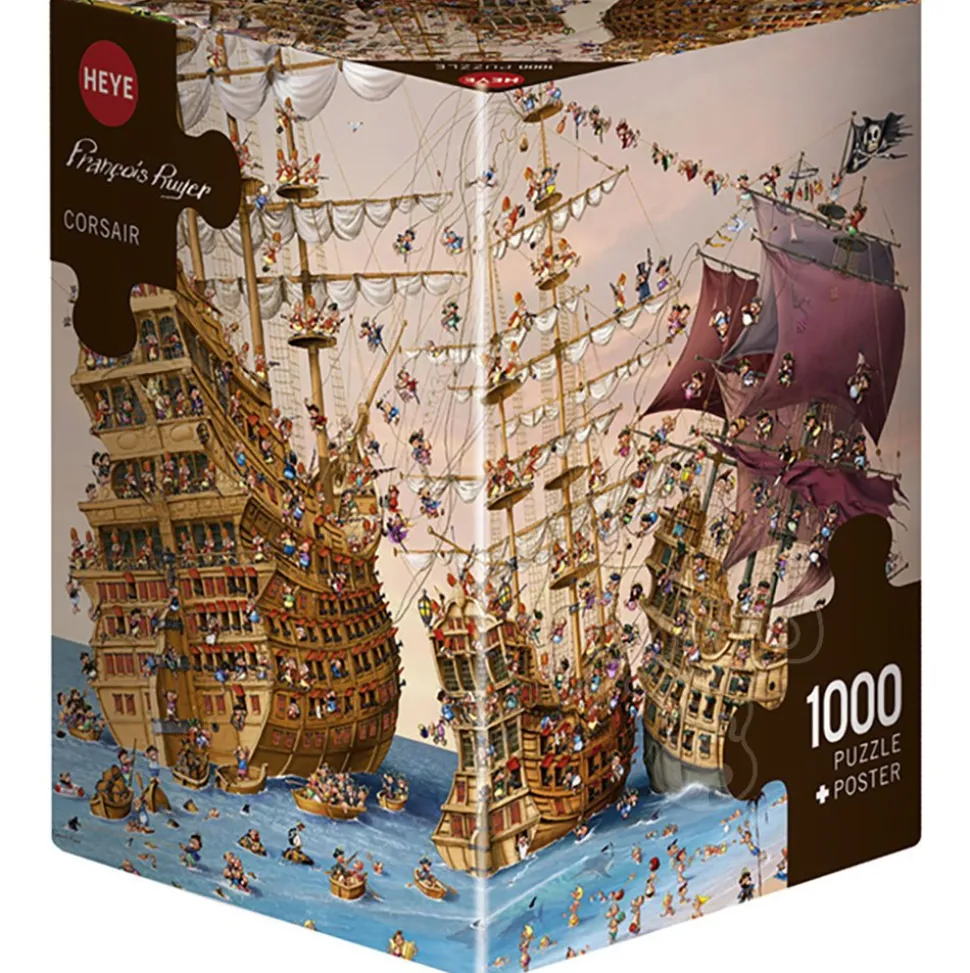 Heye Corsair Puzzle 1000pcs Triangle Box