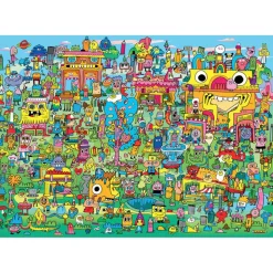 Heye Doodle Village Puzzle 1000pcs