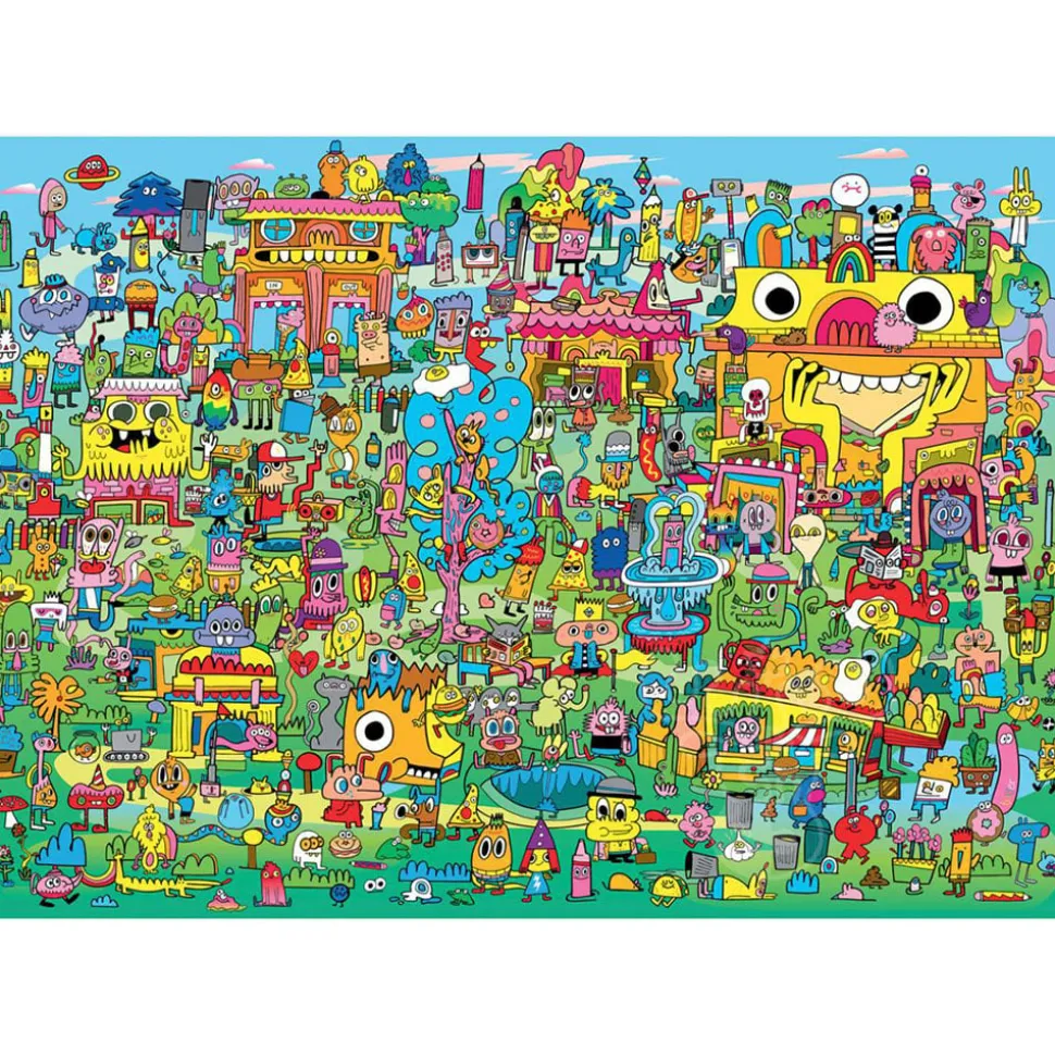 Heye Doodle Village Puzzle 1000pcs