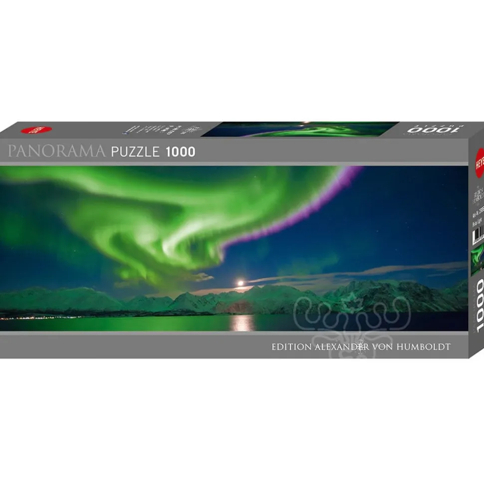Heye Edition Alexander von Humboldt: Polar Light Panorama Puzzle 1000pcs