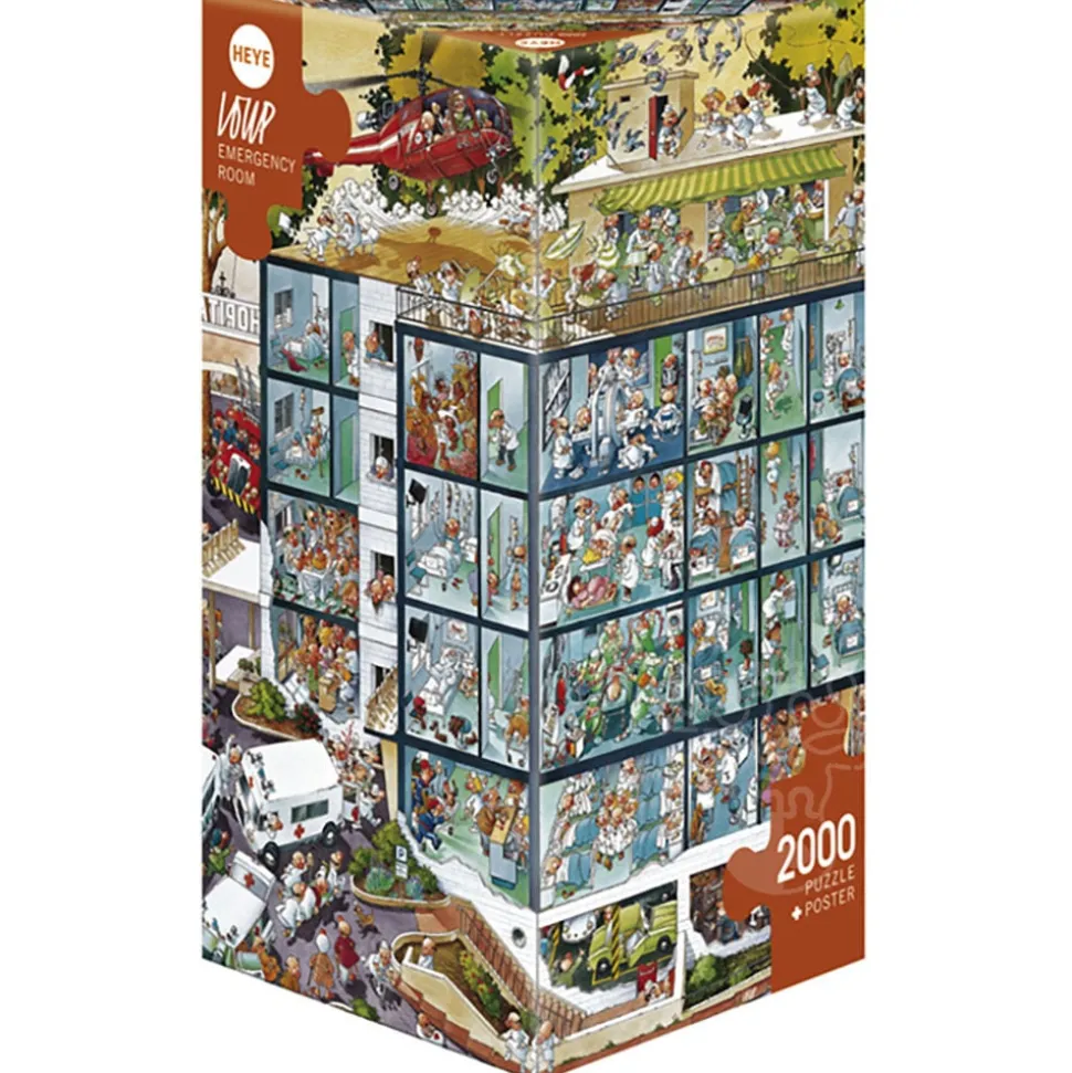 Heye Emergency Room Puzzle 2000pcs Triangle Box