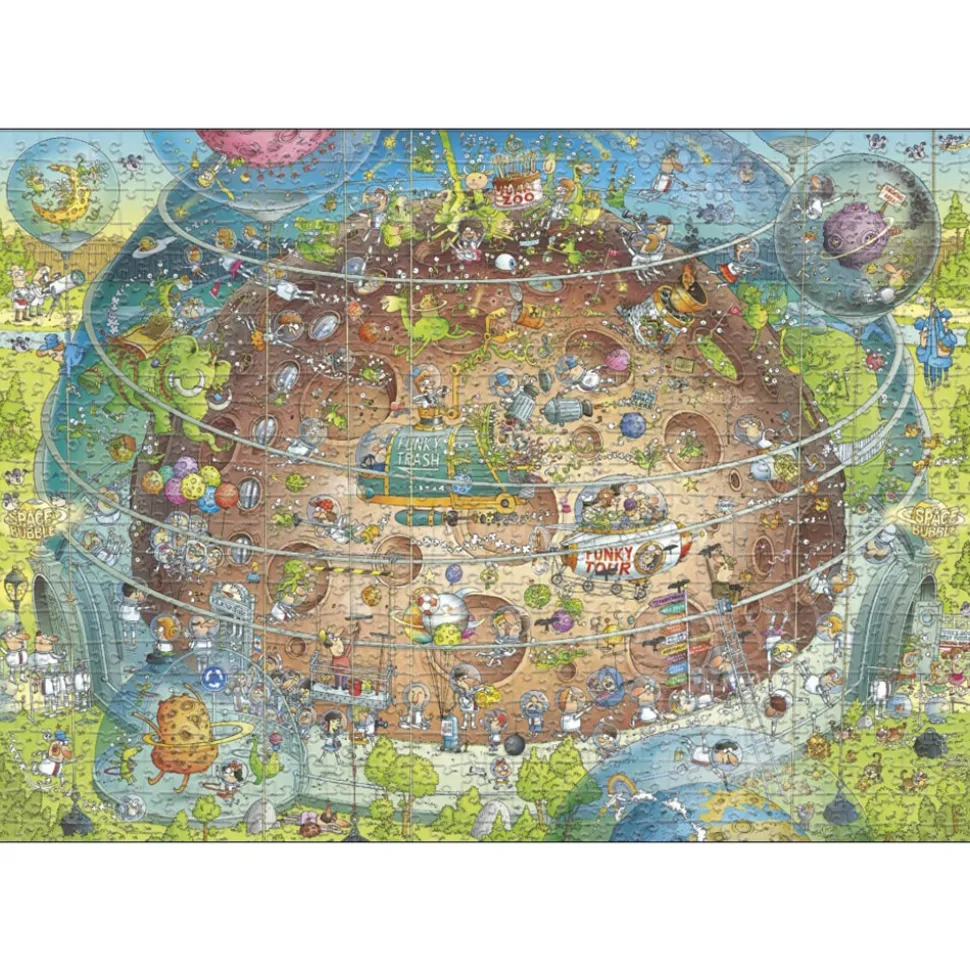 Heye Funky Zoo: Cosmic Habitat Puzzle 1000pcs