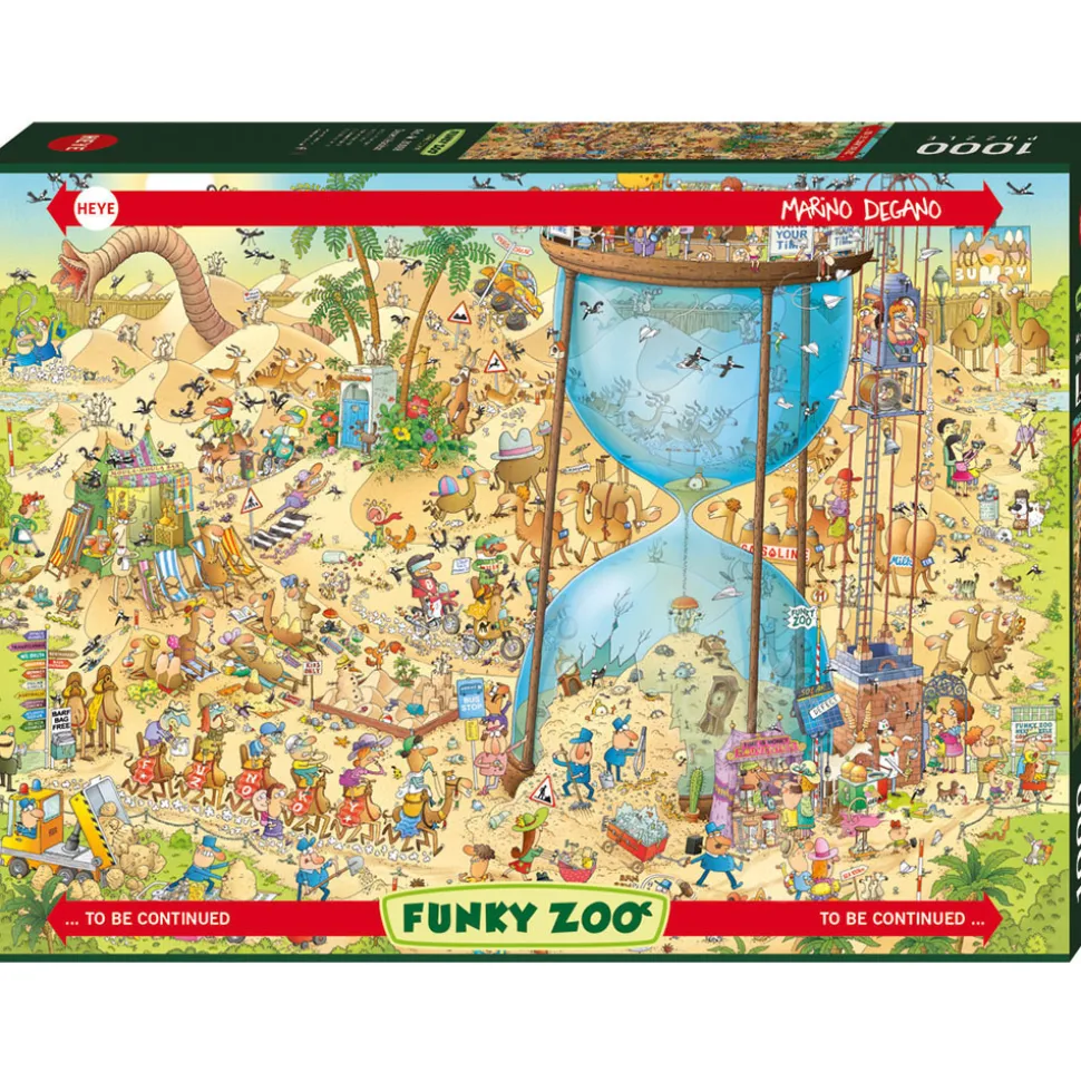 Heye Funky Zoo: Desert Habitat Puzzle 1000pcs