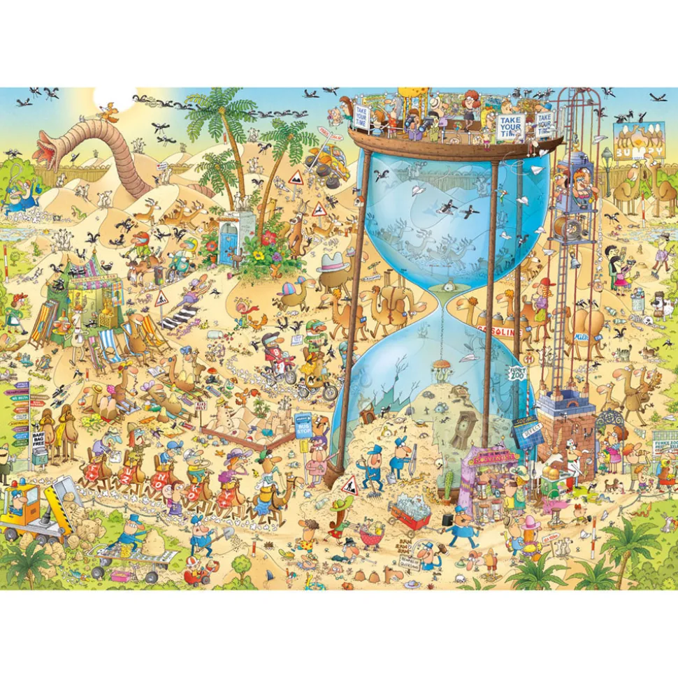 Heye Funky Zoo: Desert Habitat Puzzle 1000pcs